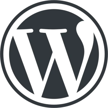 logo wordpress, interface de gestion de site iternet