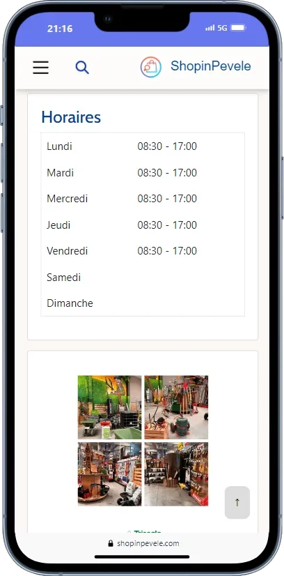 capture d'écran de l'application de référencement local d'éole digital gratuite