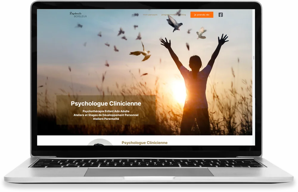 capture d'un pc et smartphone affichant le site vitrine therapie-arras.fr